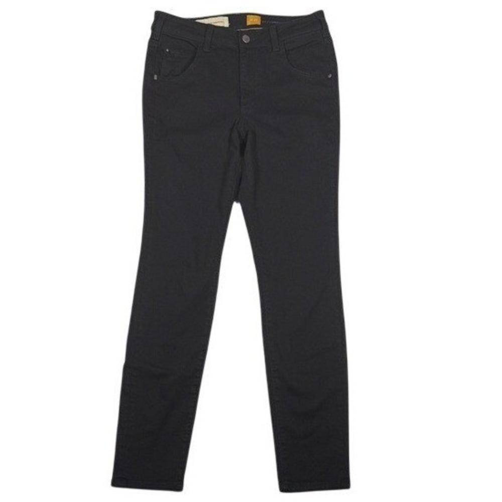 Pilcro Jeans Womens Black Superscript Slim‎ Straight Leg Stretch Denim Pants 27